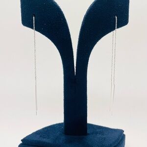 Elegant 925 Sterling Silver Drop Earrings